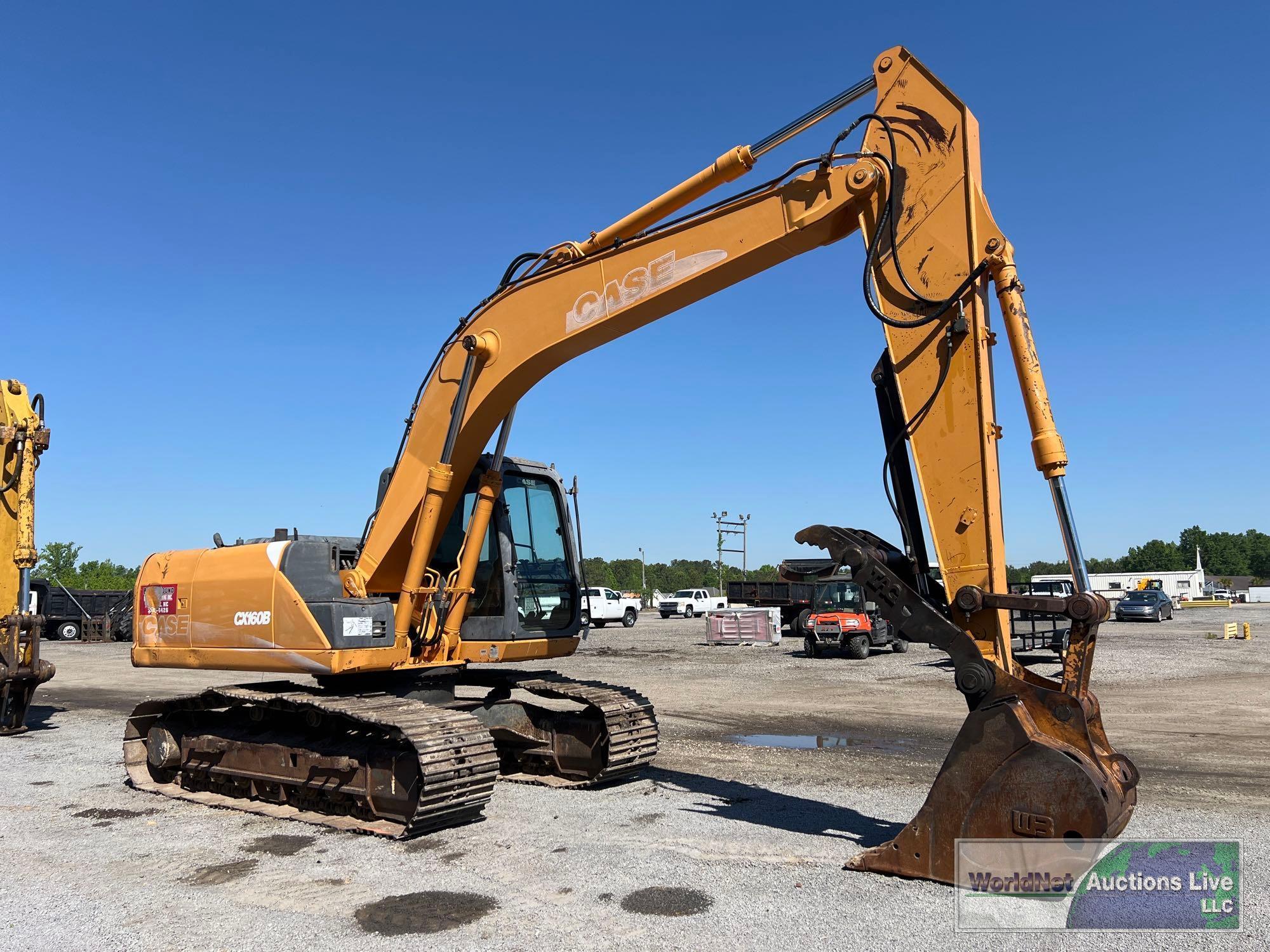 2007 CASE CX160B HYDRAULIC EXCAVATOR SN-DAC160K5N7SAF1163