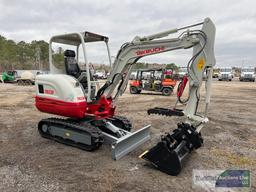 2022 TAKEUCHI TB230 MINI-EXCAVATOR SN-130008706