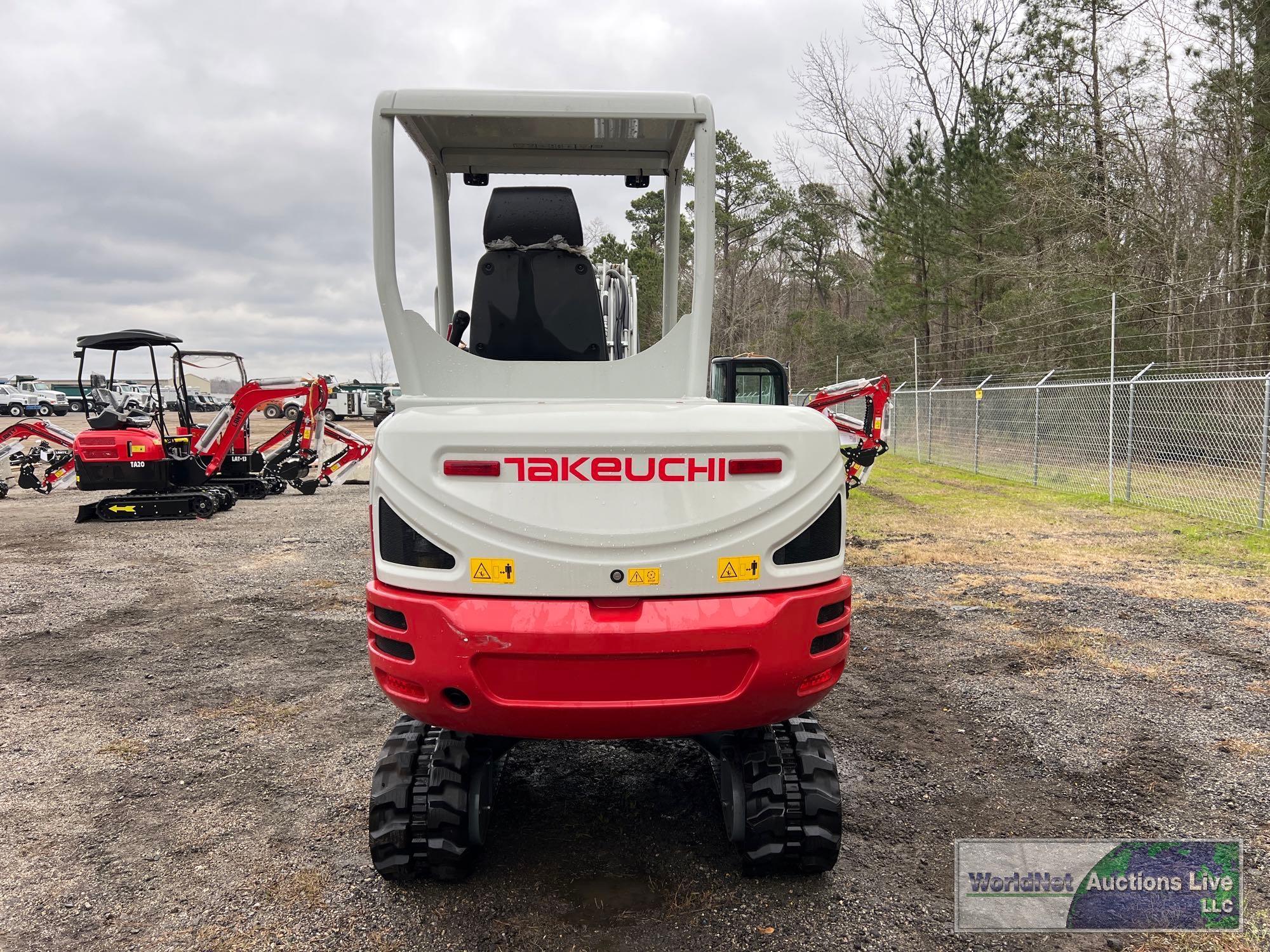 2022 TAKEUCHI TB230 MINI-EXCAVATOR SN-130008706