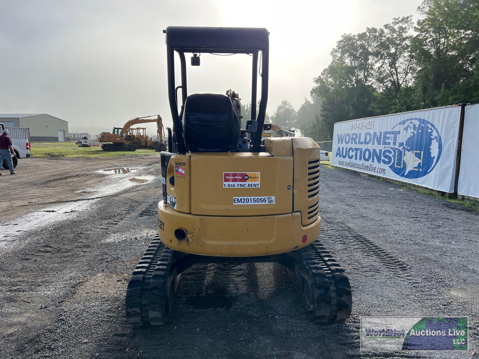 2015 CATERPILLAR 303.5E2cr MINI-EXCAVATOR SN-CAT3035EABG800302