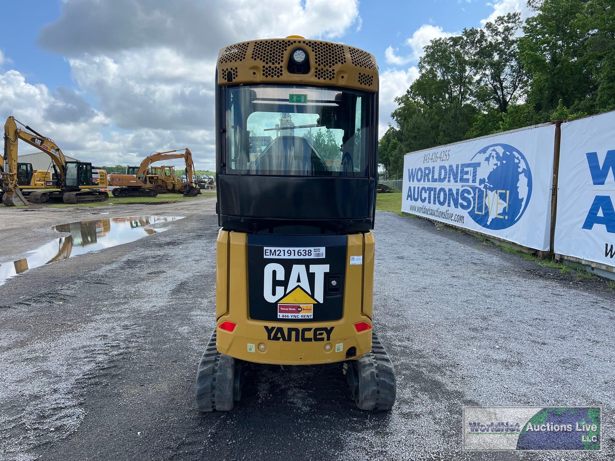 2019 CATERPILLAR 301.8 MINI-EXCAVATOR SN-CAT03018CH8X01276