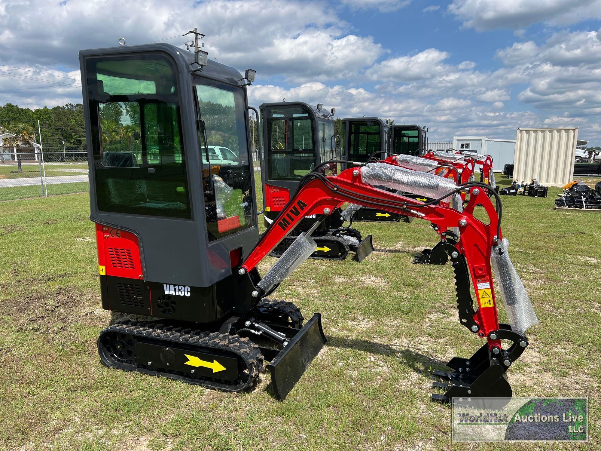 2024 MIVA VA13C MINI-EXCAVATOR SN-VA13C240455