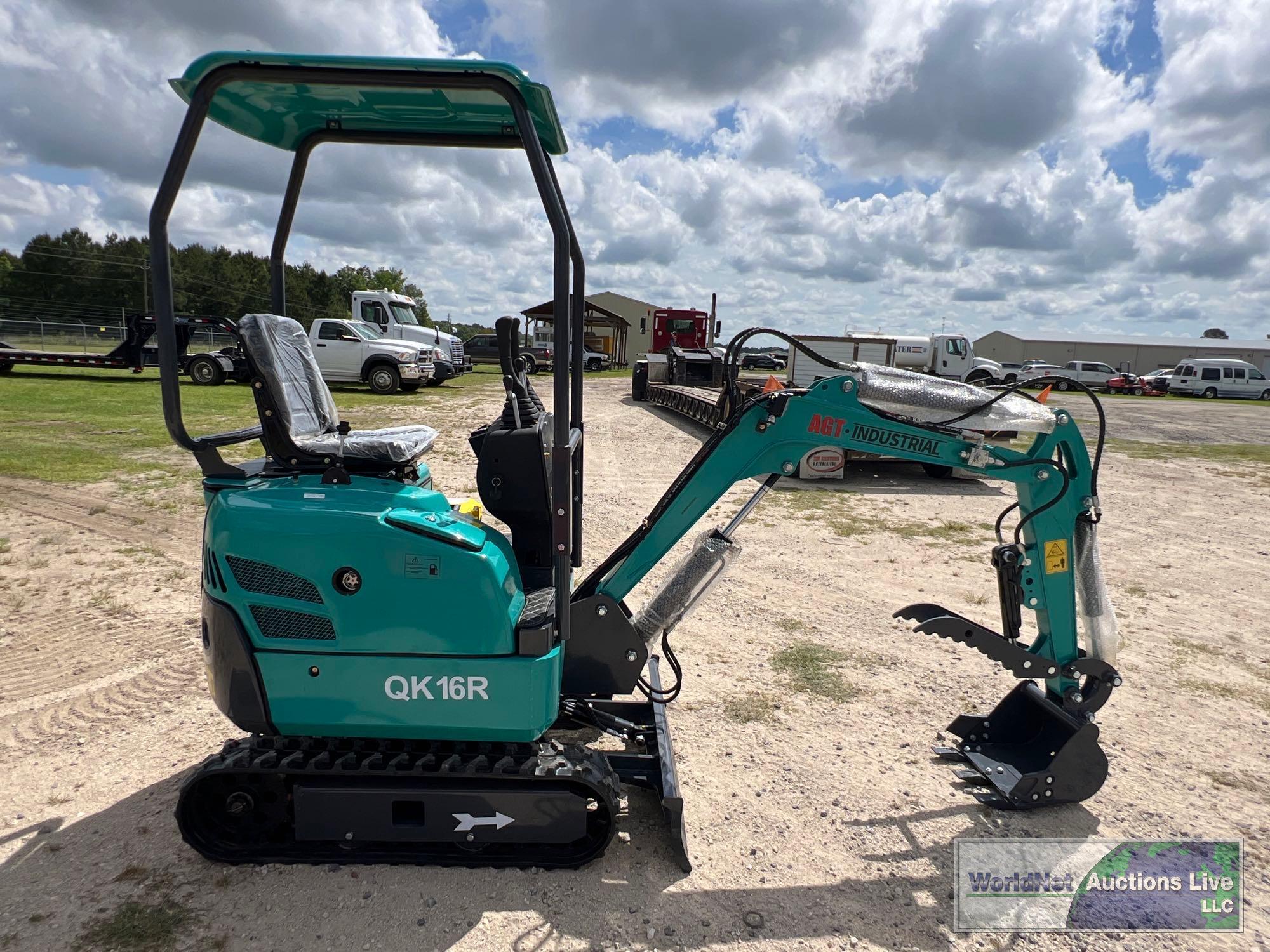 2024 AGT-INDUSTRIAL QK16R MINI-EXCAVATOR SN-QK16R2024031500005