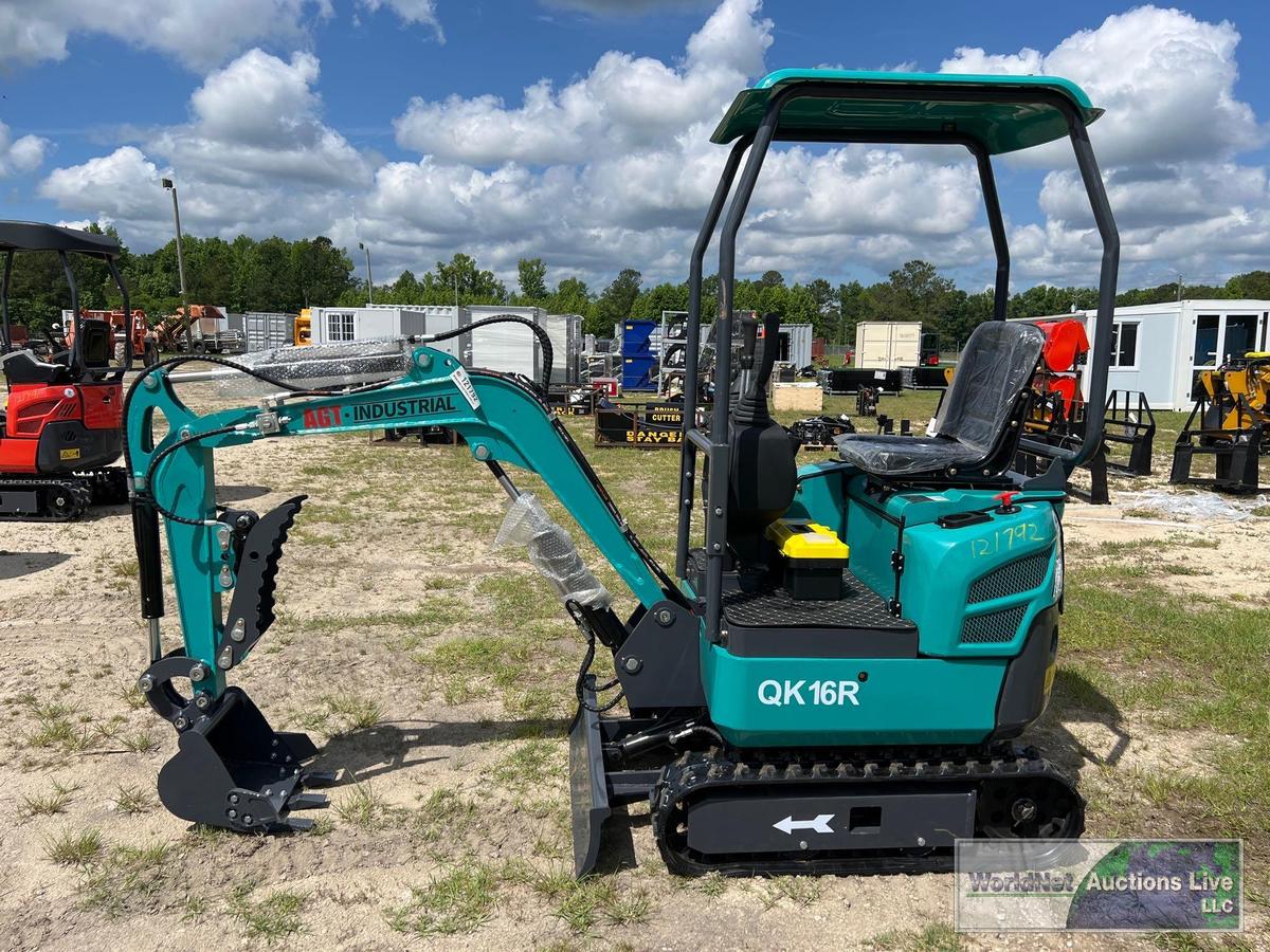 2024 AGT-INDUSTRIAL QK16R MINI-EXCAVATOR SN-QK16R2024031600001