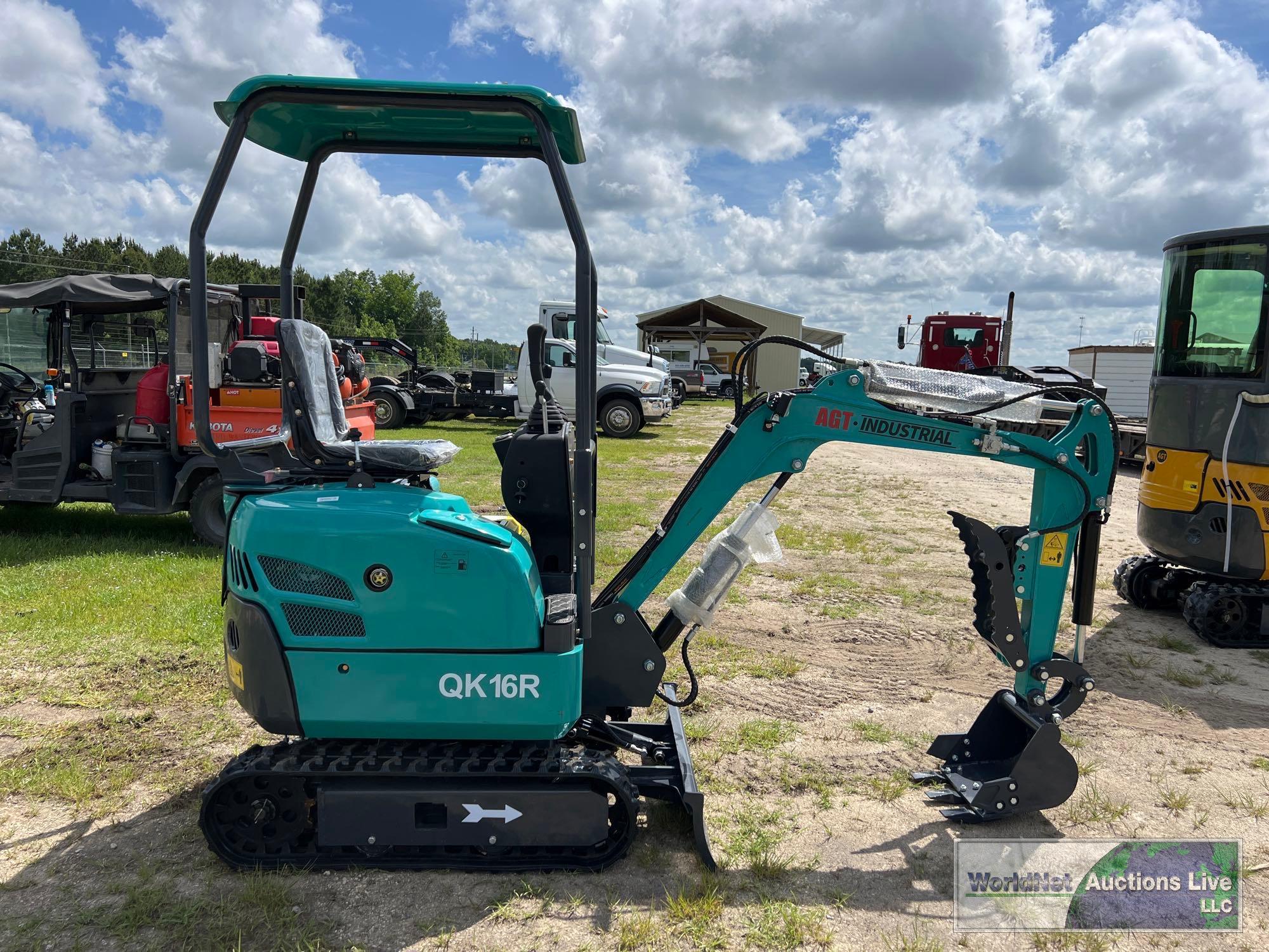 2024 AGT-INDUSTRIAL QK16R MINI-EXCAVATOR SN-QK16R2024031600001