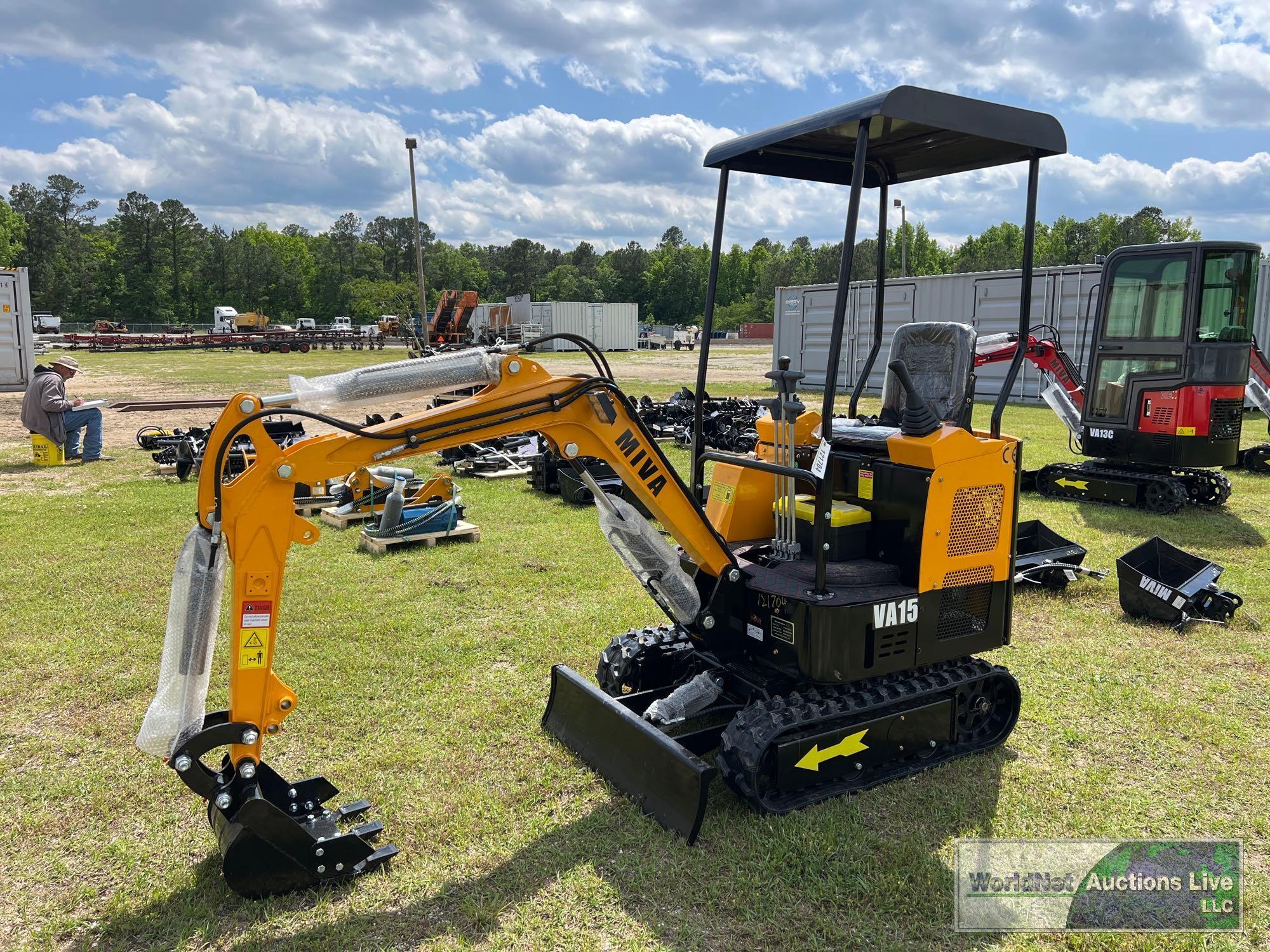 2024 MIVA VA15 MINI-EXCAVATOR SN-VA15240347