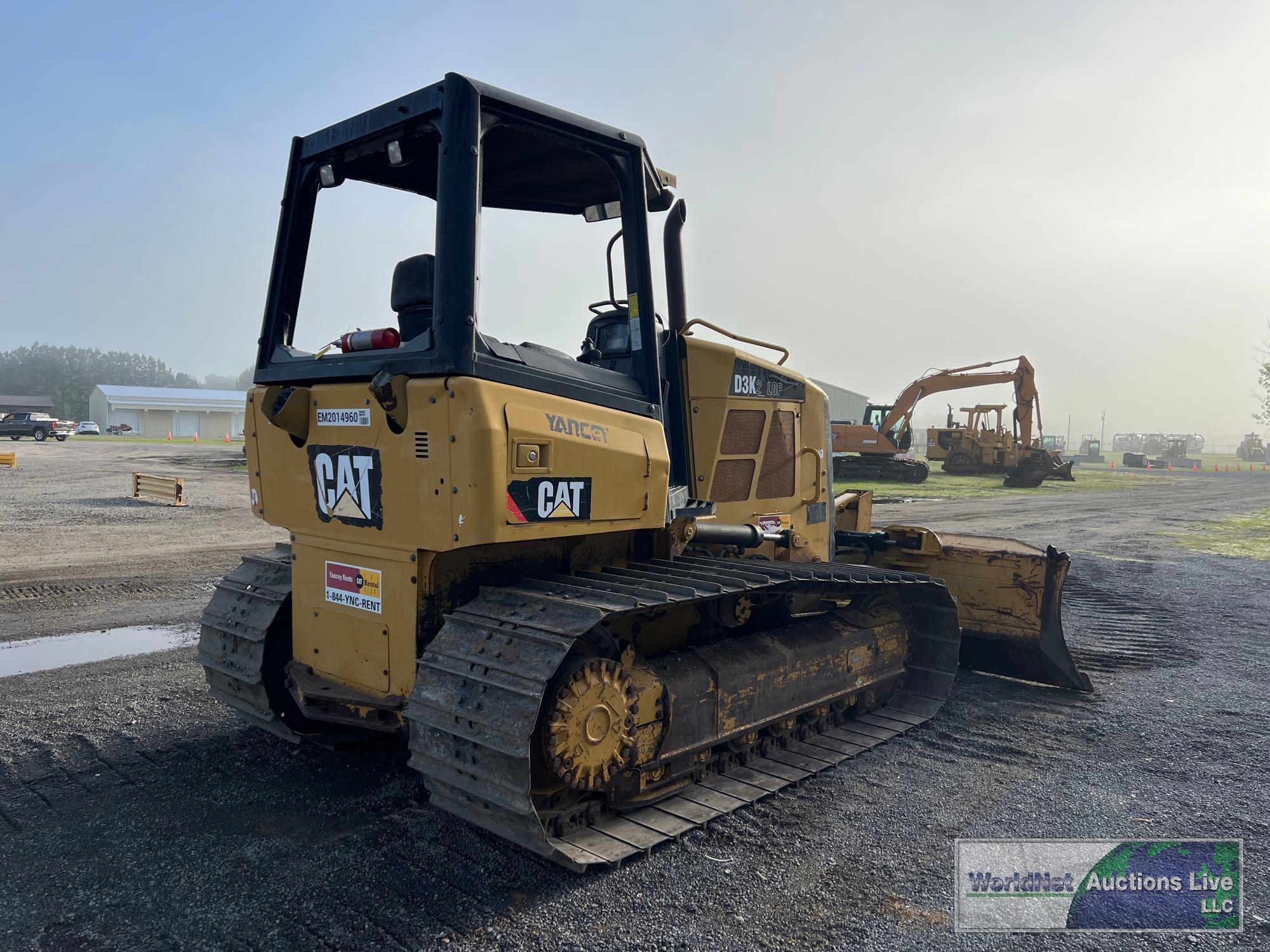 2015 CATERPILLAR D3K2LGP CRAWLER DOZER SN-CAT0D3K2HKLL00832