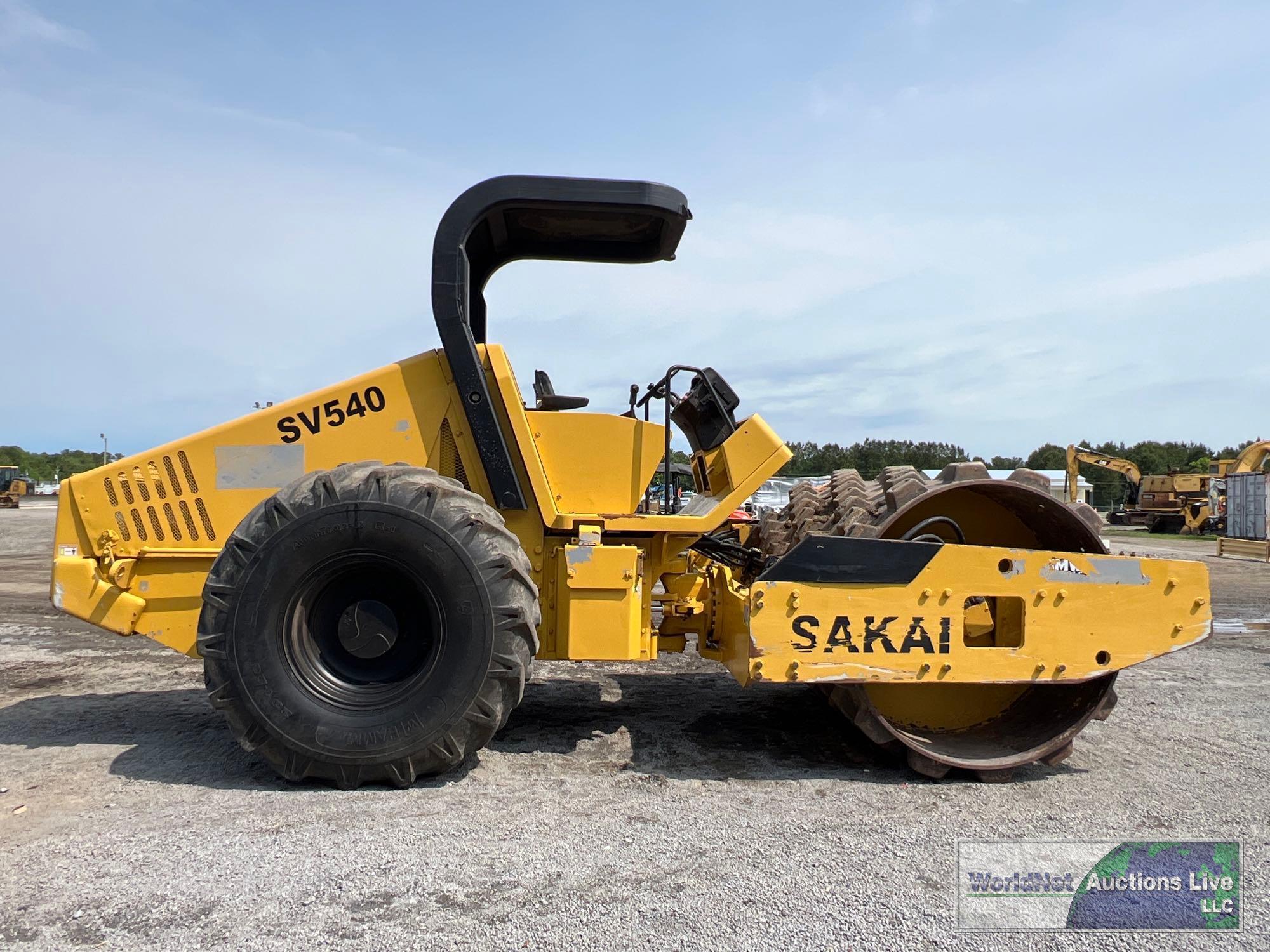 2013 SAKAI SV540 PAD FOOT COMPACTOR SN-3SV5310106