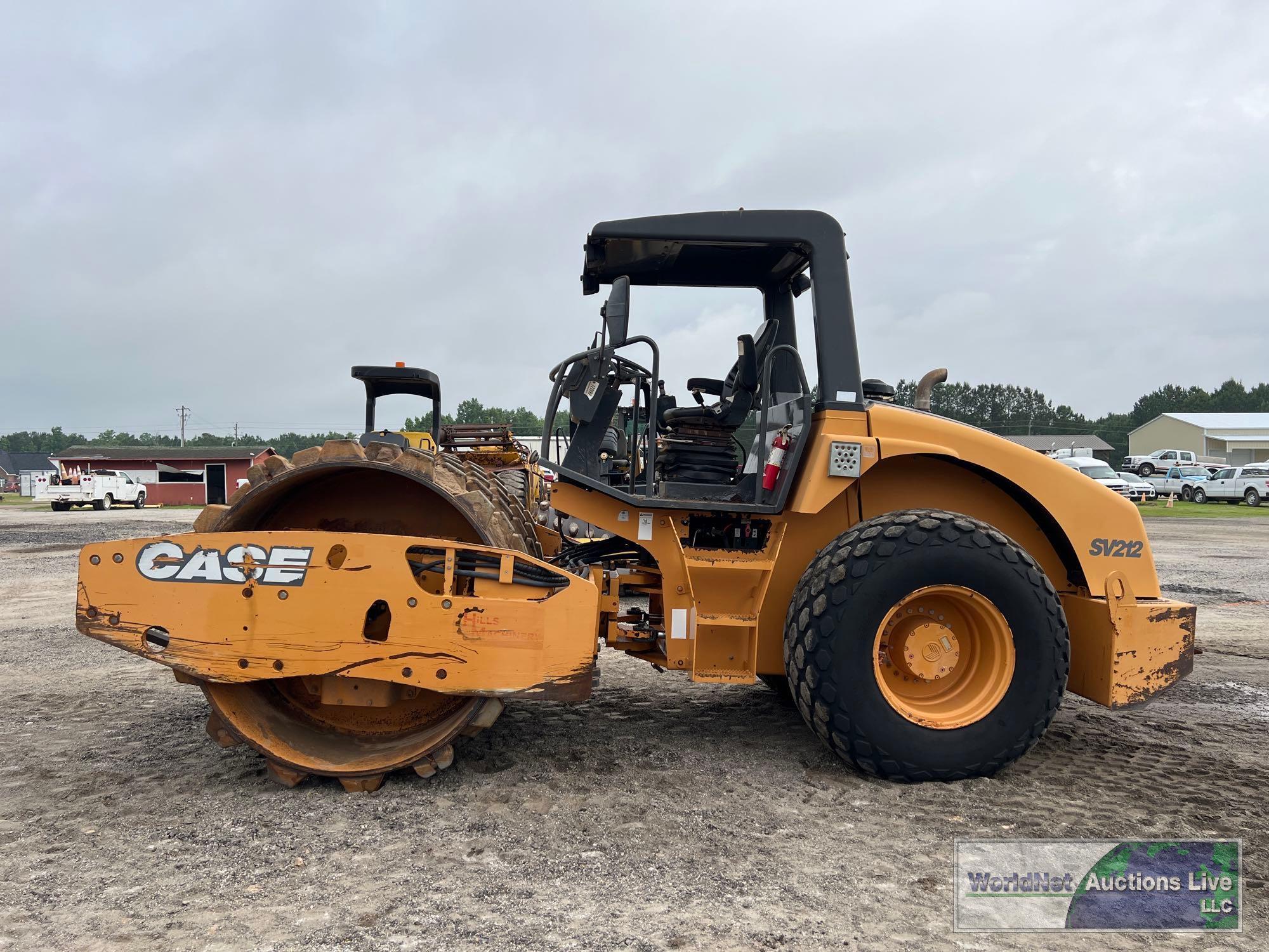 2011 CASE SV212 PAD FOOT COMPACTOR SN-DDDSV212NBNTC3091