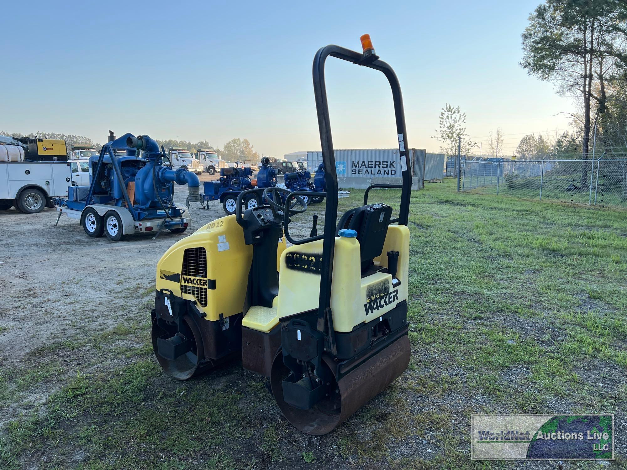 WACKER RD12A TANDEM VIBRATORY ROLLER SN-5756772