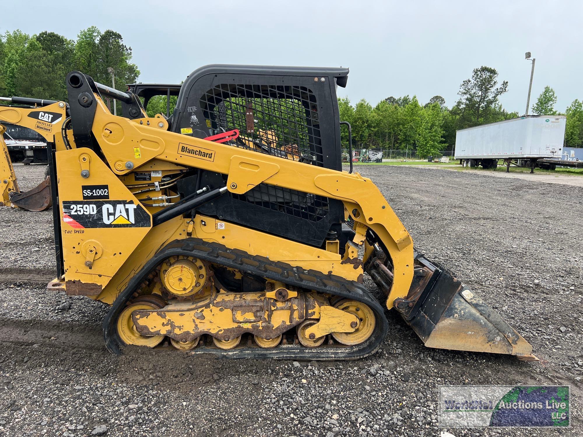 2019 CATERPILLAR 259 SKID STEER SN-CAT0259DAFTL20087