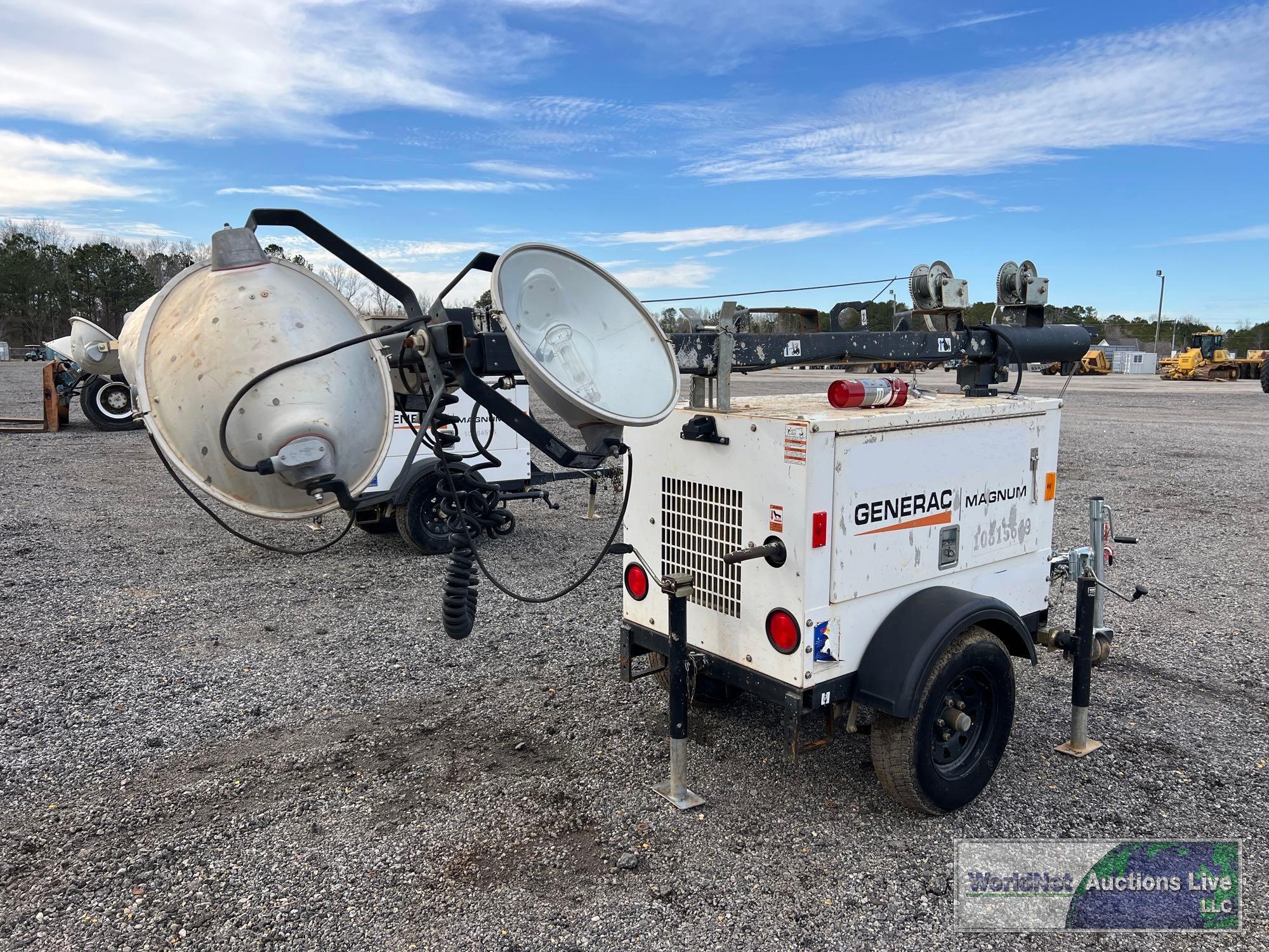 2018 GENERAC MAGNUM MLT3060M TOWABLE LIGHT PLANT SN-3003401429