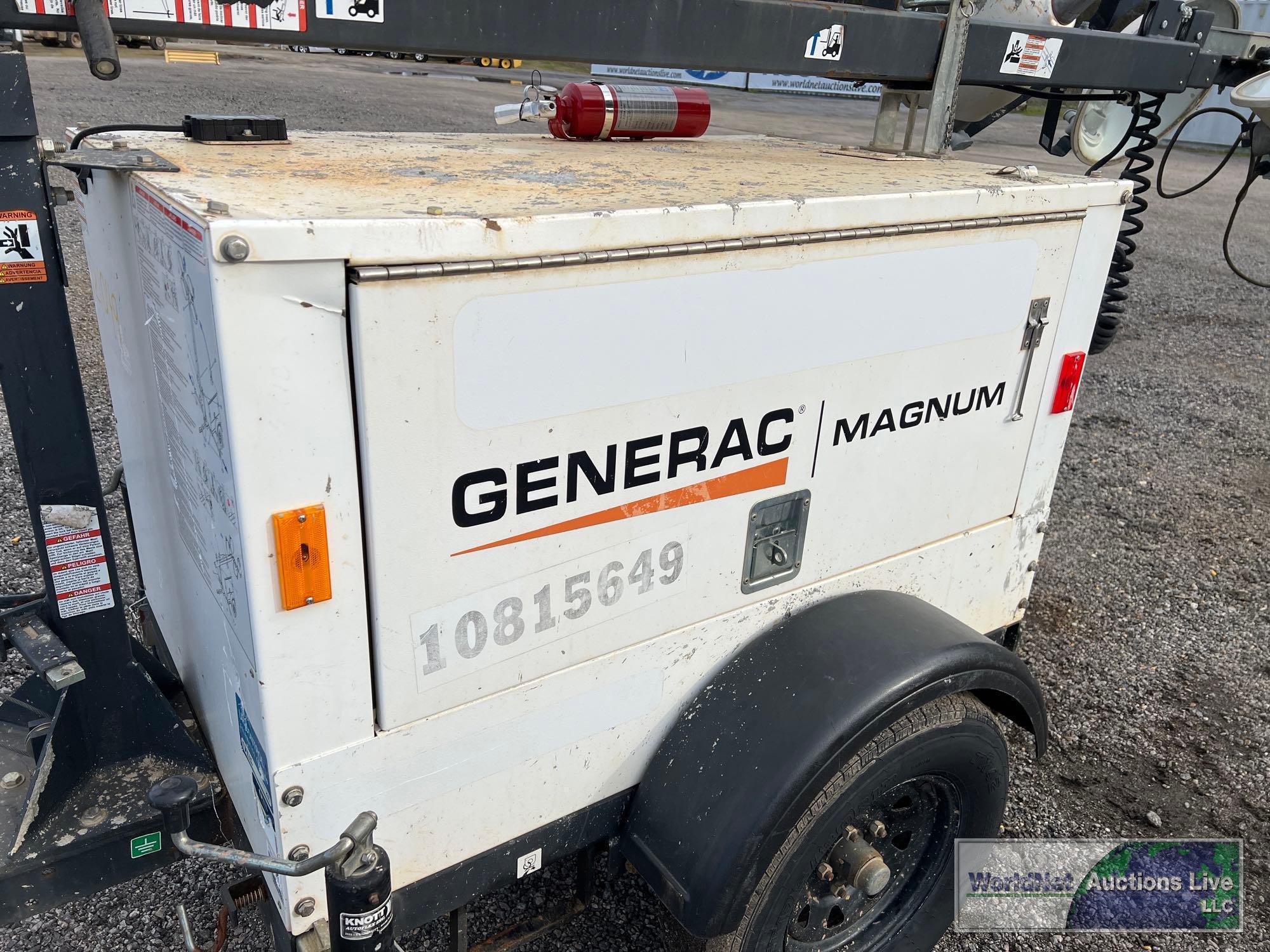 2018 GENERAC MAGNUM MLT3060M TOWABLE LIGHT PLANT SN-3003401429