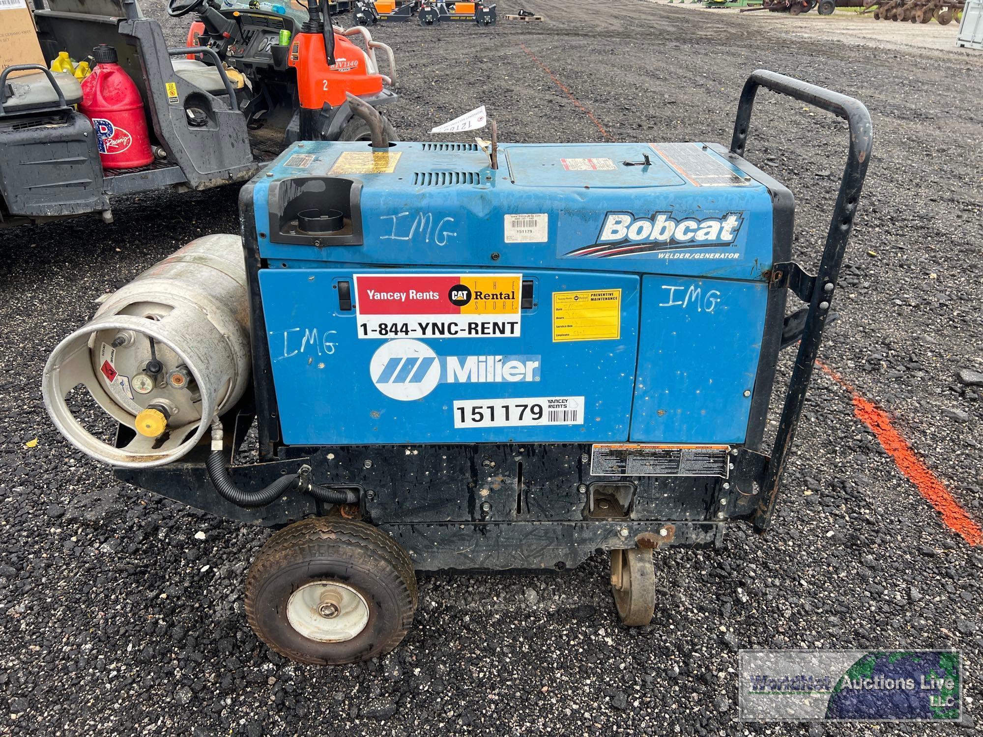 MILLER BOBCAT 250 WELDER GENERATOR CART SN-MG280013R