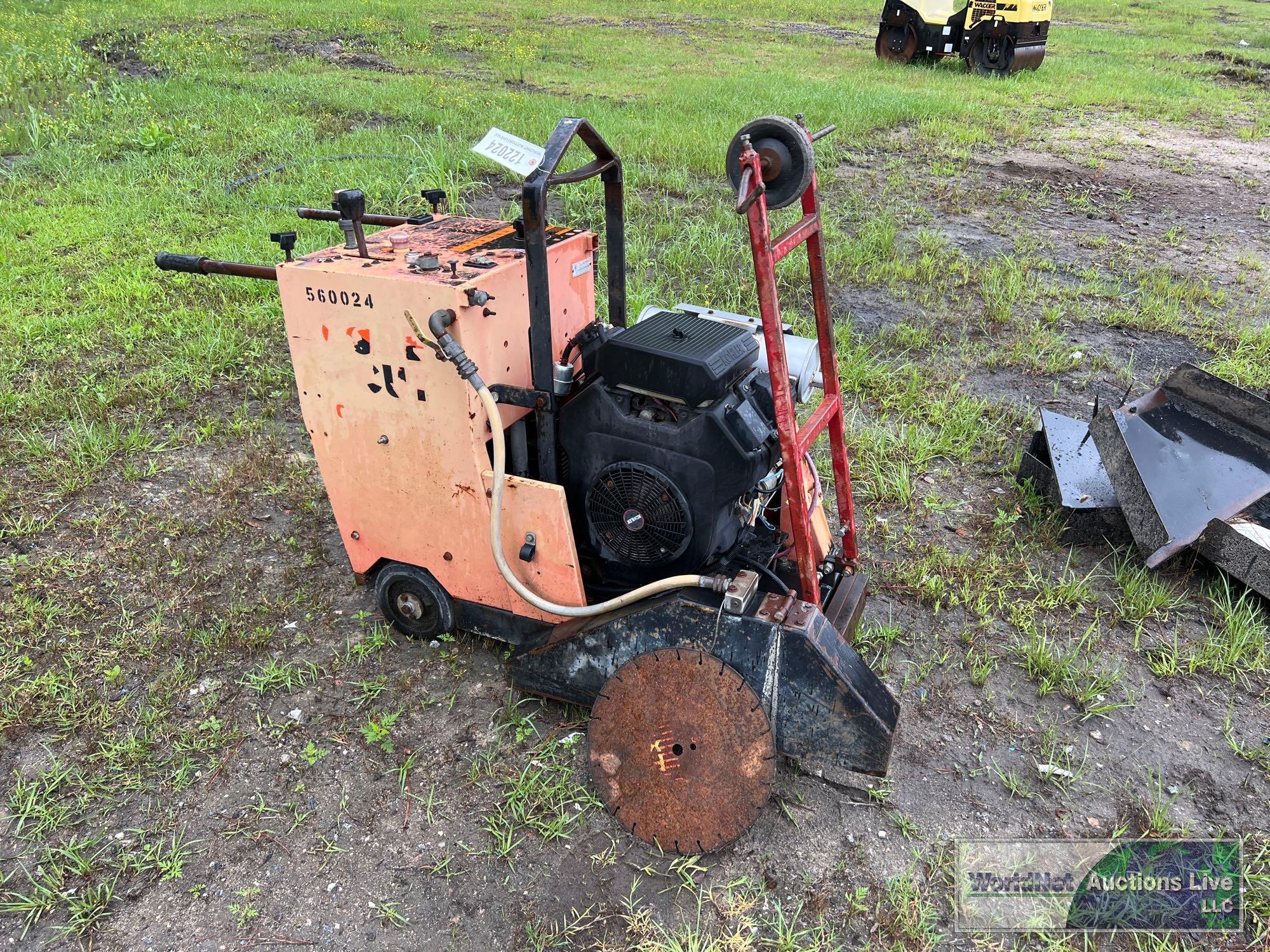 USED DIAMOND WALK BEHIND CONCRETE SAW SN-1269113