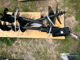 LOT OF UNUSED MIVA MINI-EXCAVATOR AUGER SET