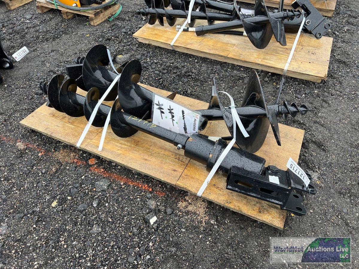 LOT OF UNUSED MIVA MINI-EXCAVATOR AUGER SET