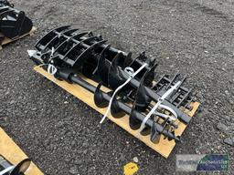 LOT OF UNUSED MIVA MINI-EXCAVATOR ATTACHMENTS