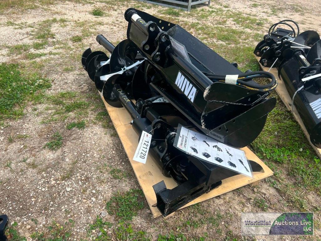 LOT OF UNUSED MIVA MINI-EXCAVATOR ATTACHMENTS