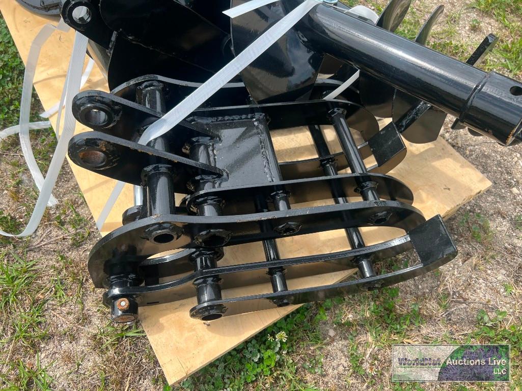 LOT OF UNUSED MIVA MINI-EXCAVATOR ATTACHMENTS