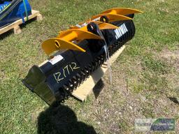 SET OF NEW/UNUSED MIVA MINI-EXCAVATOR ATTACHMENTS