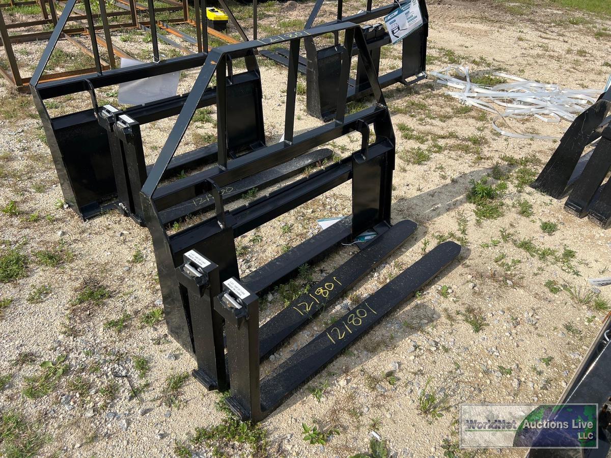 NEW/UNUSED AGT-INDUSTRIAL SAll100 SKID STEER PALLET FORKS ATTACHMENT