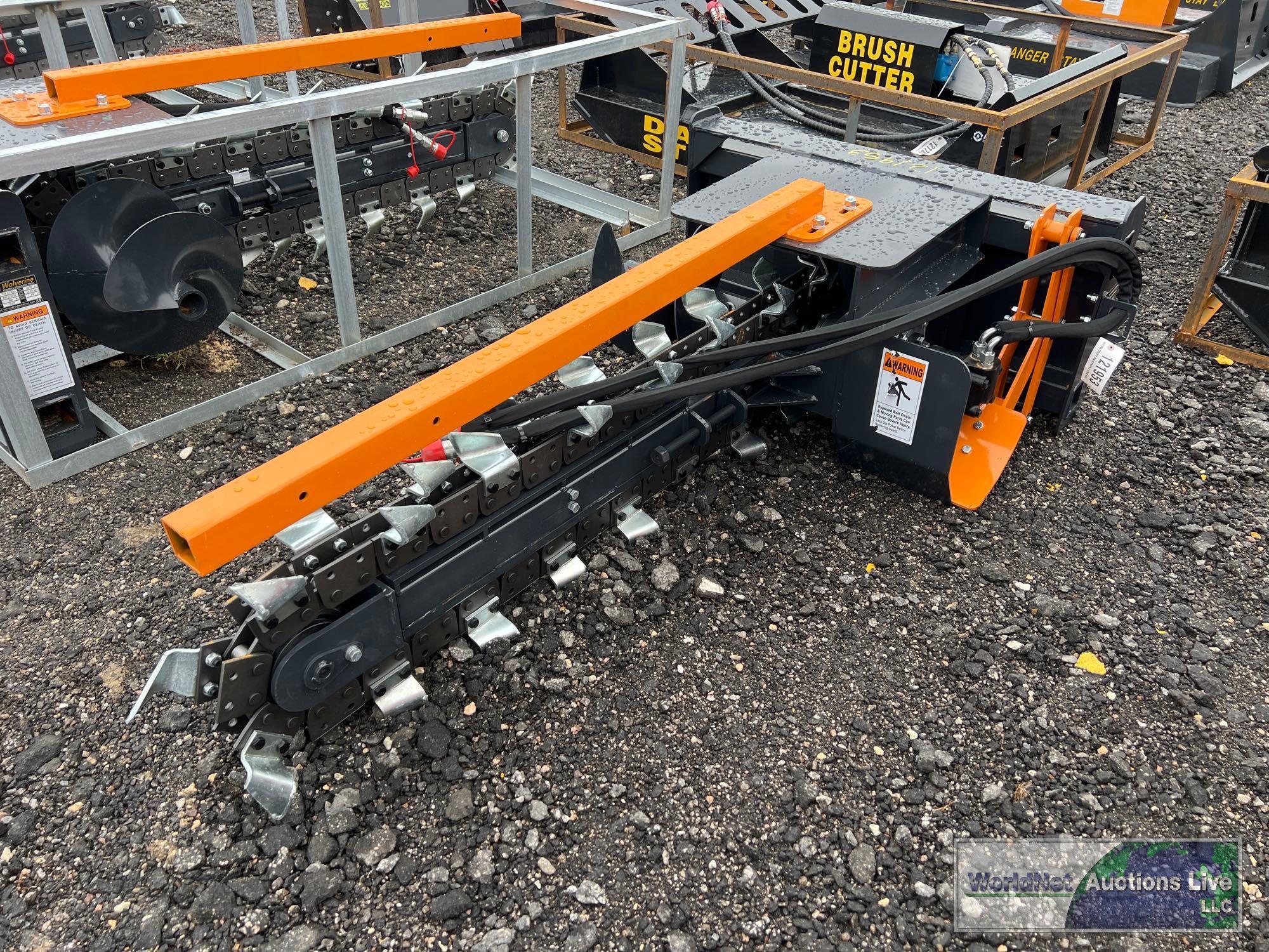 2023 WOLVERINE TCR-12-48H HYDRAULIC TRENCHER SN-ZW04076