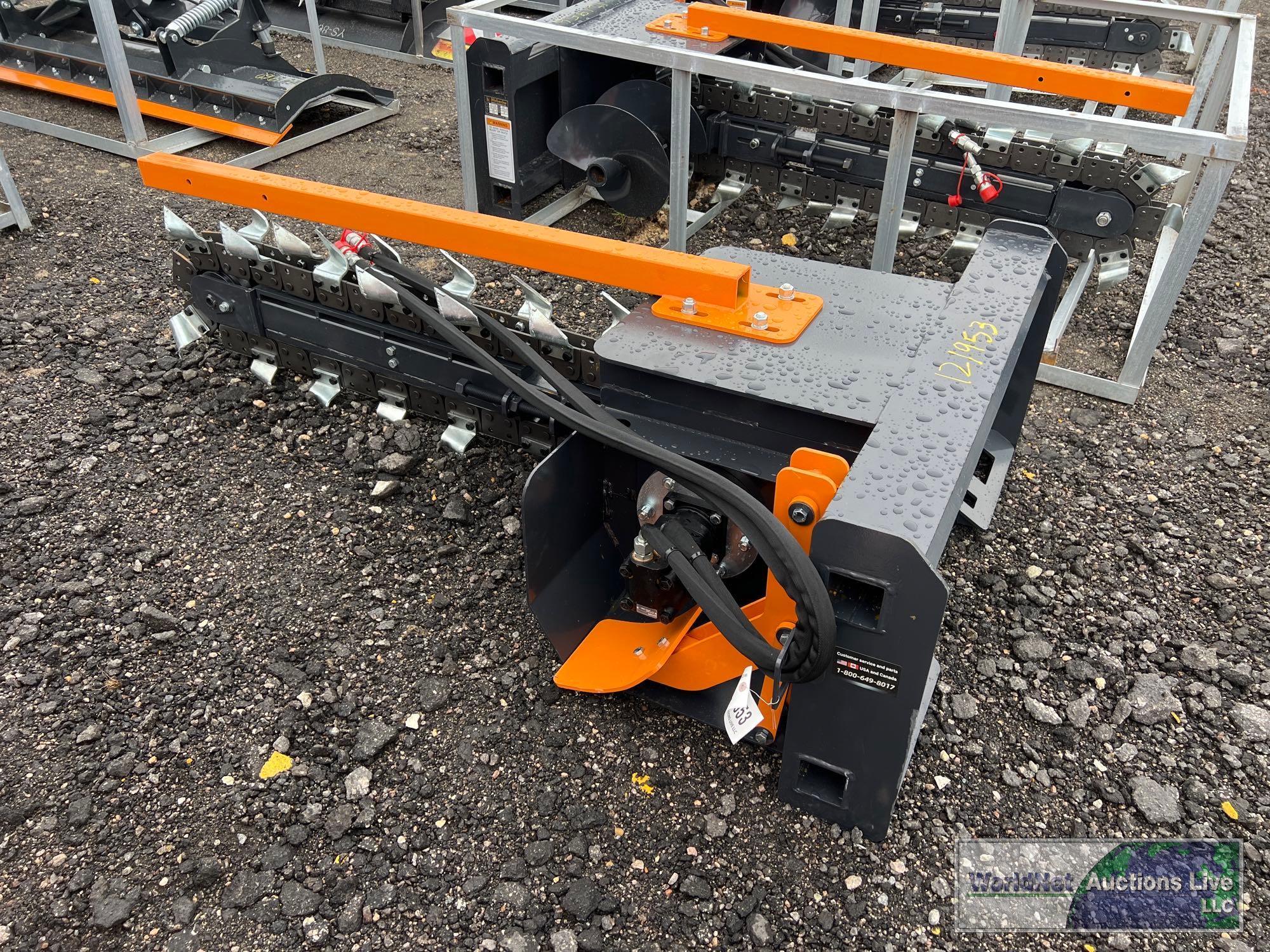 2023 WOLVERINE TCR-12-48H HYDRAULIC TRENCHER SN-ZW04076