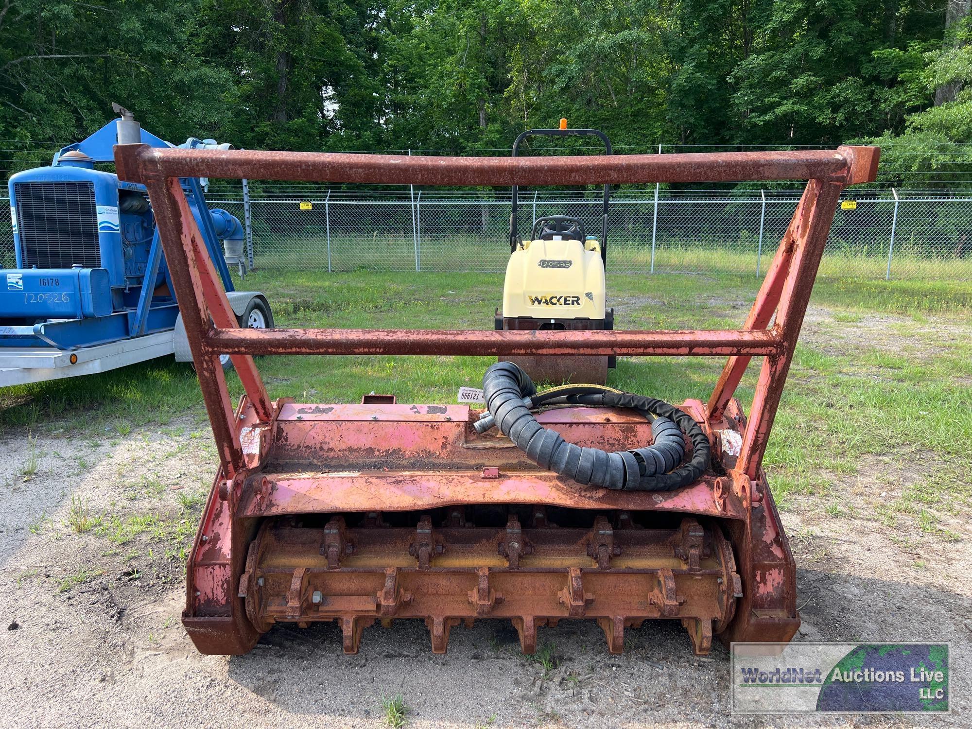 6' HYDRAULIC SKID STEER MULCHER SN-N/A