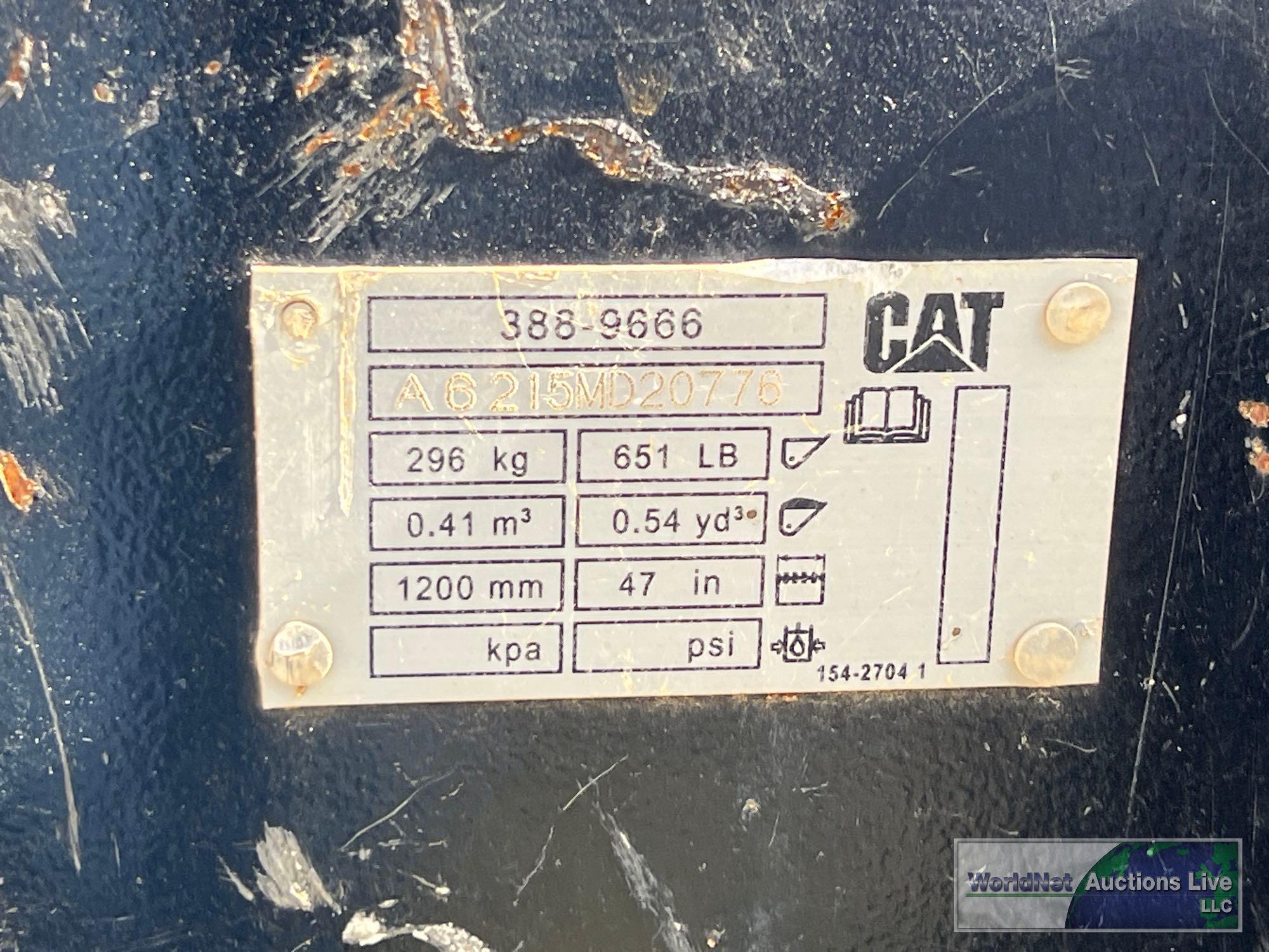 CATERPILLAR 47'' CLEAN OUT BUCKET SN-A6215MD20776