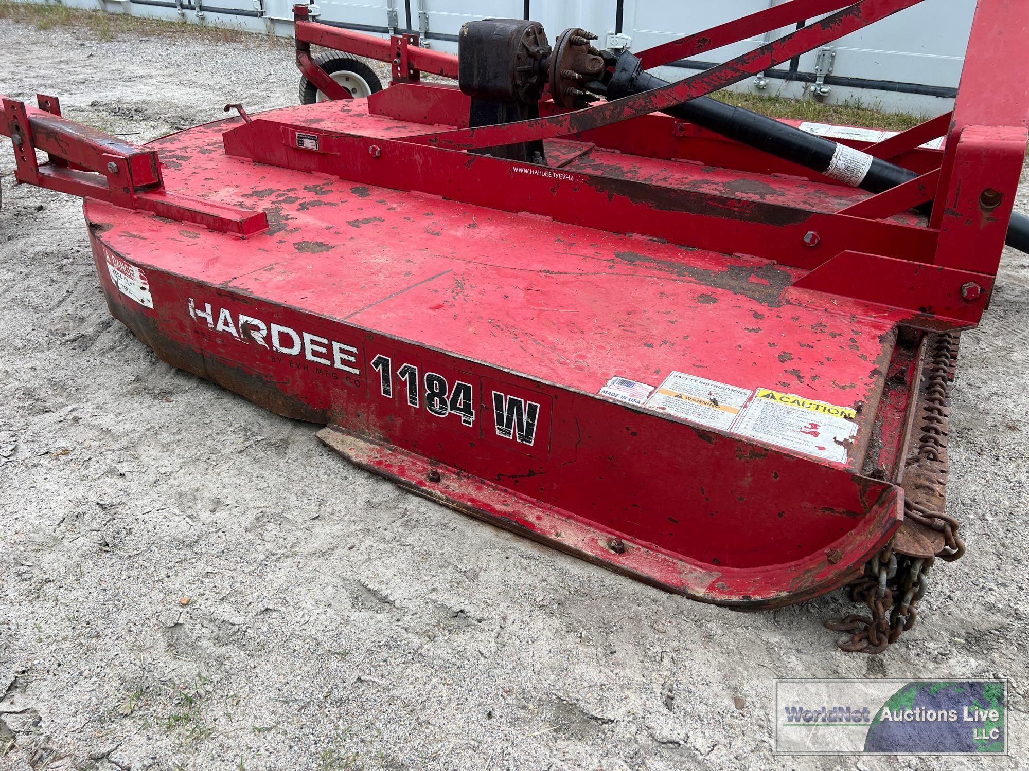 HARDEE 1184W ROTARY CUTTER SN-012787