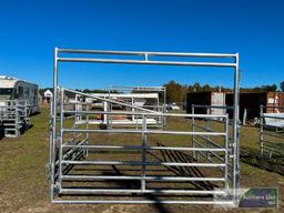 10' HEAVY DUTY DRIVE GATE W/ (x2) HEAVY DUTY CORRAL PANELS