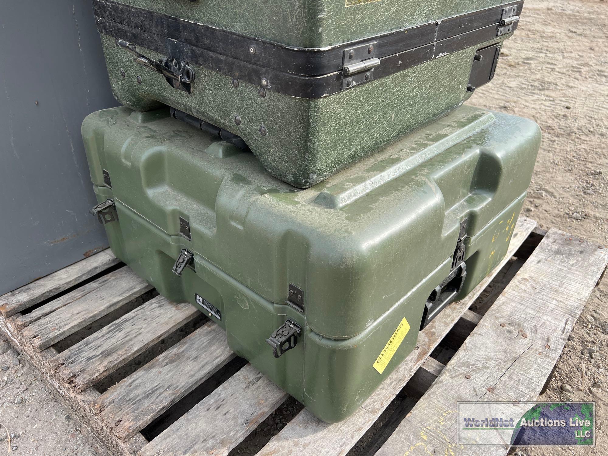 LOT OF FOUR MILITARY CRATES