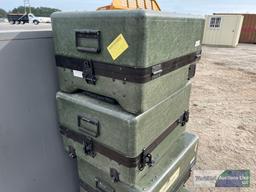 LOT OF FOUR MILITARY CRATES