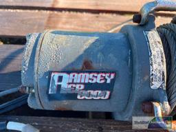 USED RAMSEY REP8000 12V TRUCK WINCH SN-144017