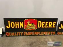 JOHN DEERE QUALITY FARM IMPLEMENTS SIGN "LARGE"