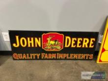 JOHN DEERE QUALITY FARM IMPLEMENTS SIGN ?SMALL?