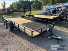 2024 CLAYS 16'x76'' TANDEM AXLE TRAILER, VIN-55JBL1621RT000593