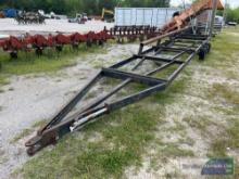 HOMEMADE TRI-AXLE HEADER TRAILER **NO TITLE, INVOICE ONLY**