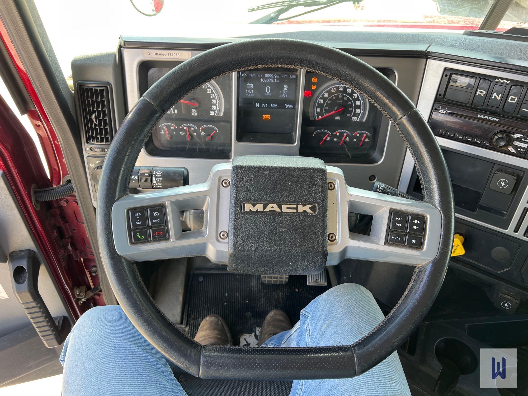 2021 MACK GR64F TANDEM AXLE DUMP TRUCK, VIN # 1M2GR2GCXMM020475