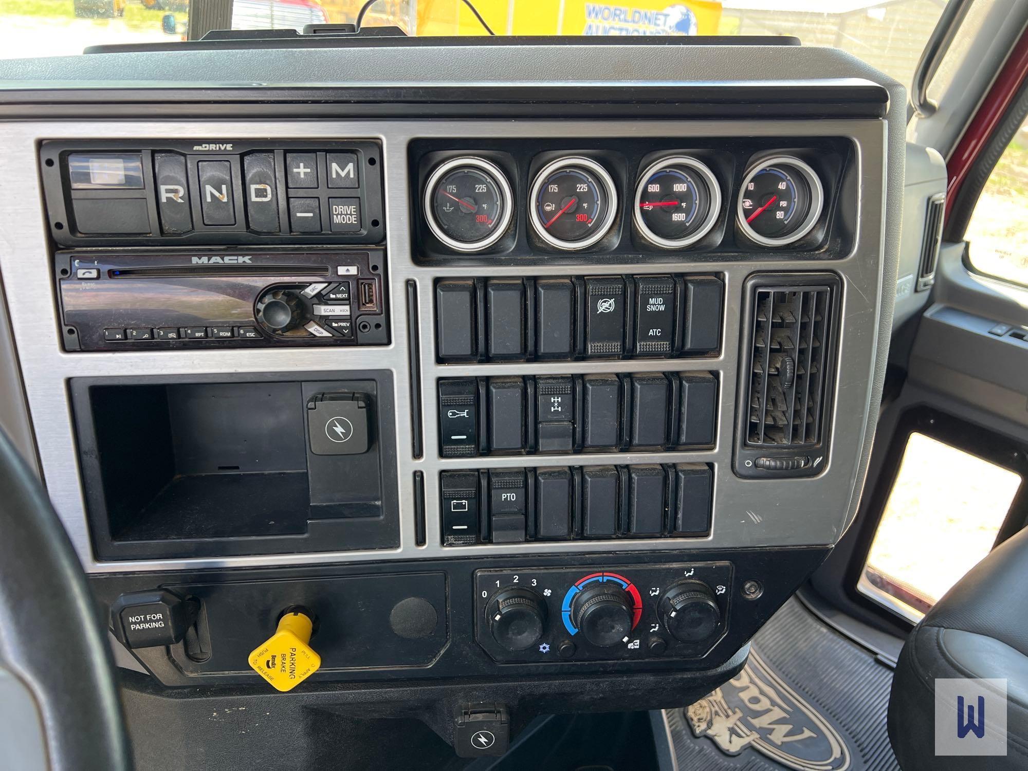 2021 MACK GR64F TANDEM AXLE DUMP TRUCK, VIN # 1M2GR2GCXMM020475