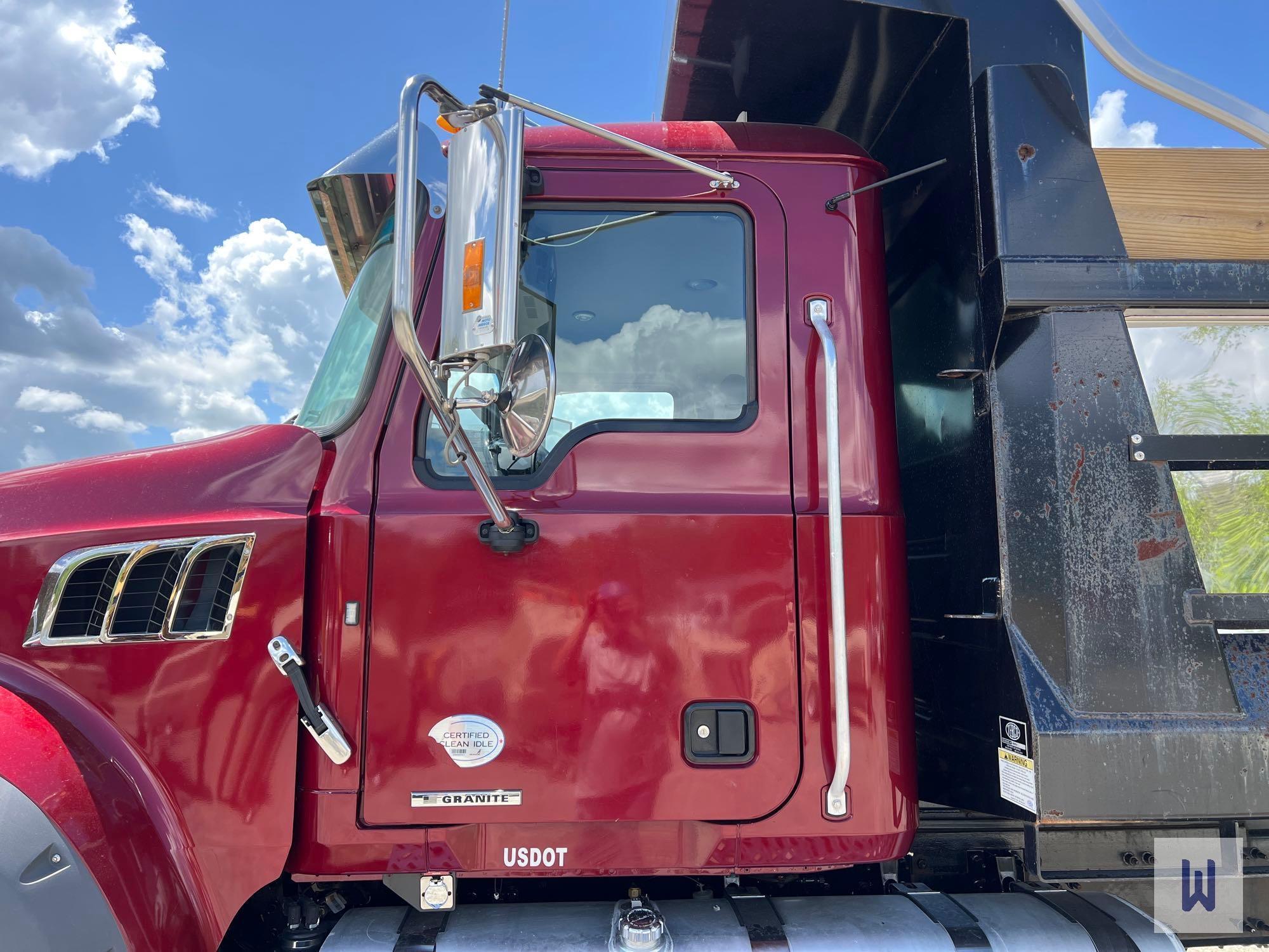 2021 MACK GR64F TANDEM AXLE DUMP TRUCK, VIN # 1M2GR2GCXMM020475