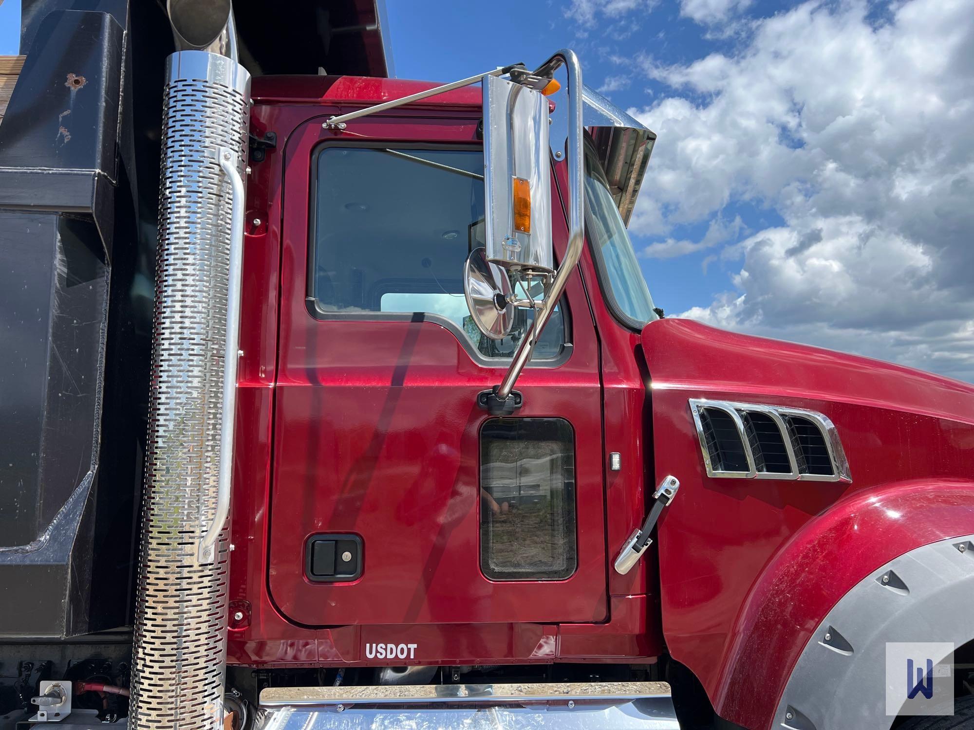 2021 MACK GR64F TANDEM AXLE DUMP TRUCK, VIN # 1M2GR2GCXMM020475