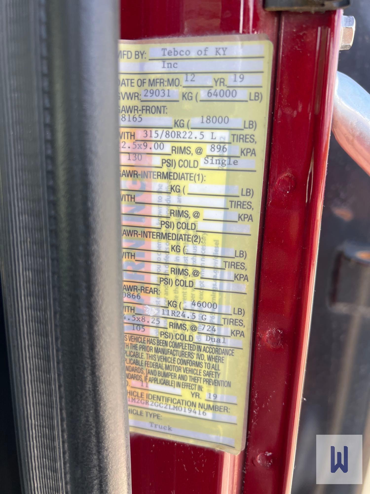 2021 MACK GR64F TANDEM AXLE DUMP TRUCK, VIN # 1M2GR2GCXMM020475