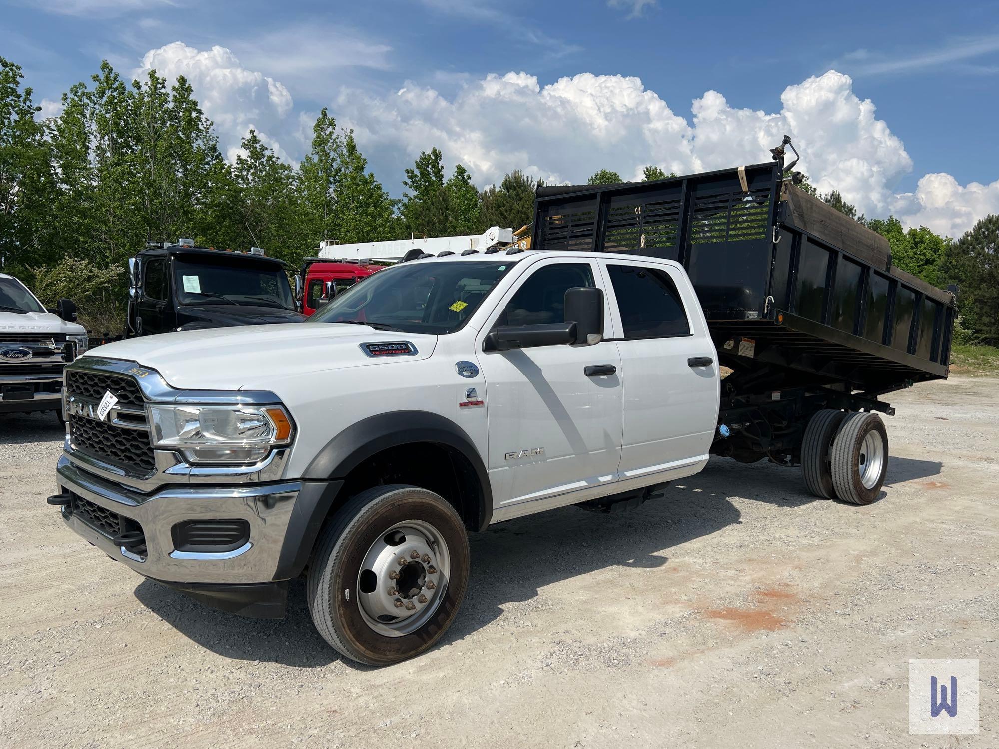 2020 RAM 5500HD SINGLE AXLE DUMP TRUCK, VIN # 3C7WRNFL0LG119703