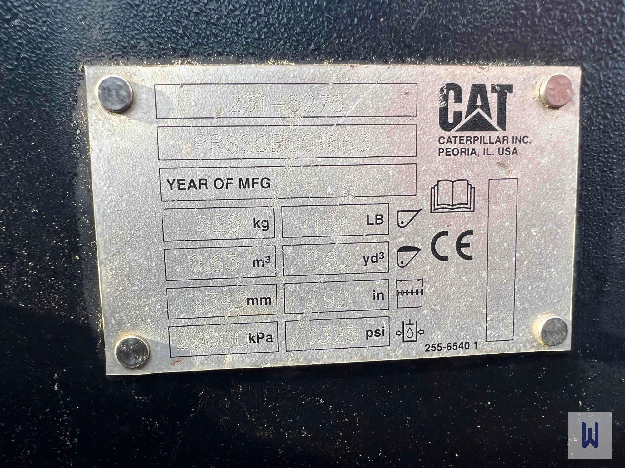CATERPILLAR 92'' SKID STEER DOZER BLADE, SN-PRSSDB001663