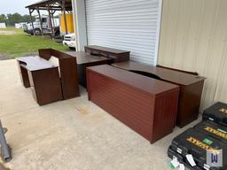 VARIOUS USED OFFICE DESKS/FURNITURE
