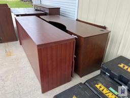 VARIOUS USED OFFICE DESKS/FURNITURE