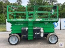 2015 GENIE GS-4390 ROUGH TERRAIN SCISSOR LIFT, SN:GS9015-50603