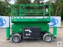 2016 GENIE GS-4069RT ROUGH TERRAIN SCISSOR LIFT, SN:GS6916F-7966
